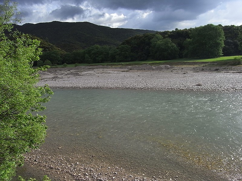 R0010119.JPG - Day 2: The Evinus River - Possibly the spot where Nessus carried Deianeira - wife of Herakles - across the river (according to Strabo)