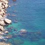 Sea below temple at Sounio
