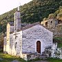 Church above village of Troizen, climbing the mountain