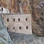 The monastery of Agios Dimitrios attatched to the rock