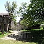 The courtyard looking at the gate